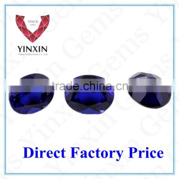 China wholesale synthetic blue sapphire price