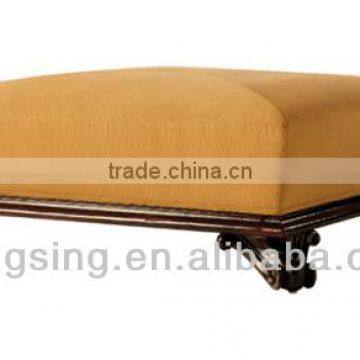 yellow leather foot sofa ottoman furniture