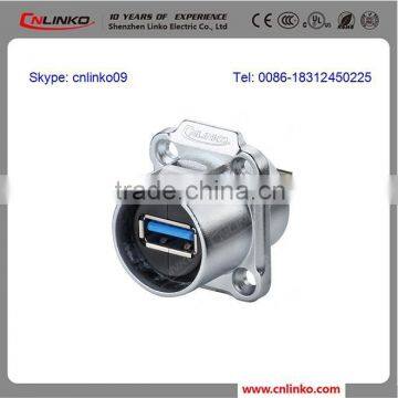 Economic Best Sell Usb 3.0 Version Connector Circular Waterproof Usb 3.0 Receptacle Two Sided Usb Cable photo-3