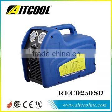 high quality R134aRefrigerant Recovery Unit with oil separator refrigerant gas dual voltage RECO250SD