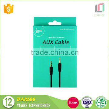 New products free sample UV custom logo printed hdmi cable packaging