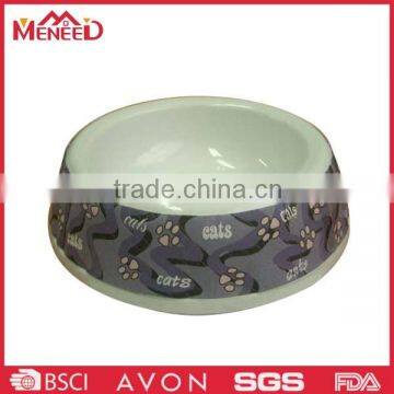 Outdoor melamine material disposable good quality pet bowl