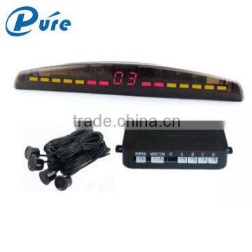High quality LED Display Car Parking Sensor System with Monitor & 4 Sensors, Detecting Distance: 0-2m