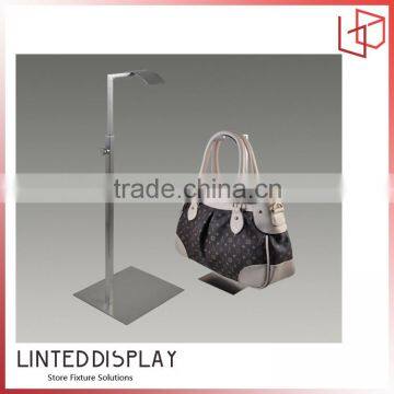 Leather display rack shop fitting showcase for bags shoes cloth