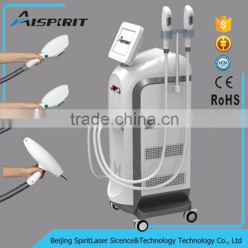 Q Switched Nd Yag Laser Tattoo Removal Machine Hot Selling! AISPIRIT Shr Ipl Machine Nd Yag Laser Rod 1 HZ