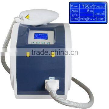 Tattoo Removal Laser Equipment Portable 1064nm 532nm Nd 1-10Hz Yag Laser Tattoo Removal Machine Q Switched Laser Machine photo-2