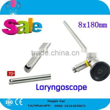 CE Approved Rigid Laryngoscope laryngendoscope Compatible Stryker Wolf Olympus connector ENT Endoscope for throat