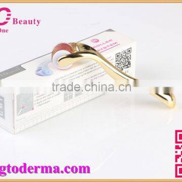 GTO New Designed Gold Handle 540 Count Titanium Microneedle Derma Roller photo-4