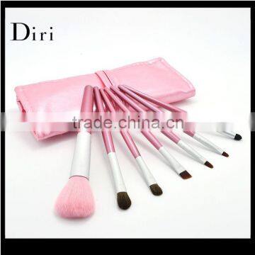 Factory best price pink 7pcs cosmetic brushes