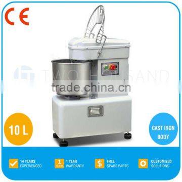 Food Powder Mixer - 10 Liters, Cast Iron Body, Single Speed, CE, HS10E