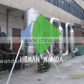 Hot air sawdust dryer machine