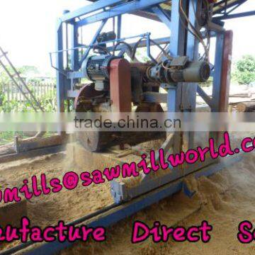 DS700 Portable Wood Double Saw Blade Angle Circular Sawmill For Sale with low price