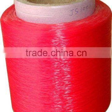 Dope Dyed Intermingled Polyester Twisted Yarn for Webbing photo-4