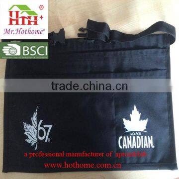 Wholesale black bar man half waist apron