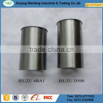 factory price 4BA1 steel chromed cylinder liner