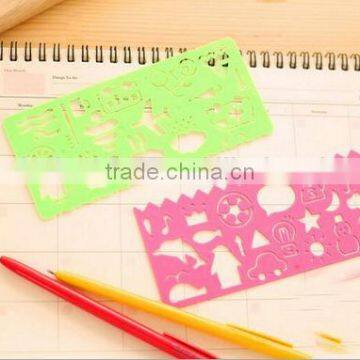 Spirograph Ruler Drawing Set Plastic Graphics Model Ruler Kids Toys Spirograph photo-5