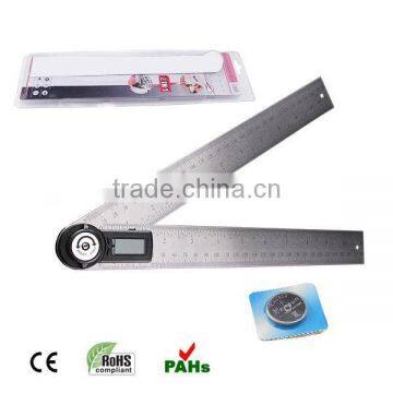 360 Degree 600mm + Stable Locking Function/ Portable Stainless Steel 2-in-1 Digital Angle Finder Meter Protractor Ruler photo-2