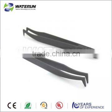 WATERUN Black Conductive Plastic Tweezers, 115mm Length Conductive Plastic Tweezers With Reasonable Price photo-3