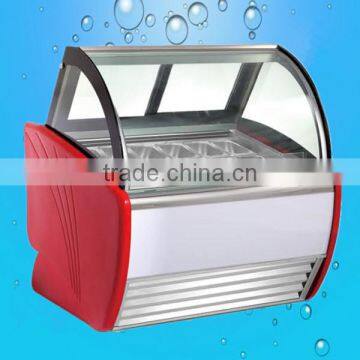 6,10, 12,14 Pans Ice Cream Display Refrigerator,italian Ice Cream Display Freezer ZQR-608 photo-2