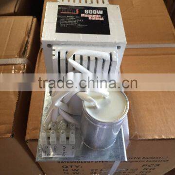 High efficacy 600w open magnetic ballast