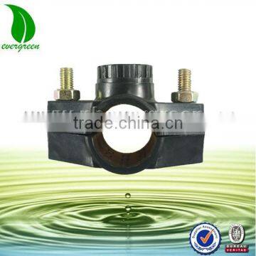 PP Compression Pipe Fittings Single Clamp Saddle