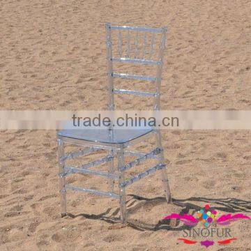 clear resin chiavari chair, ice chiavari chair, transparent polycarbonate chair