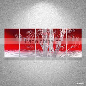 Metal Wall Art Aluminum Painting Hotel Decorative Wall Art