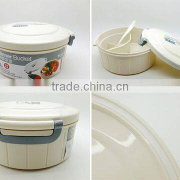 high quality food grade BPA free china style easy open plastic bento lunch box/food container/food box/bento box