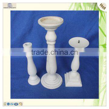 Custom Design Die Cut Paulownia Wooden Candle Stand Holder photo-6