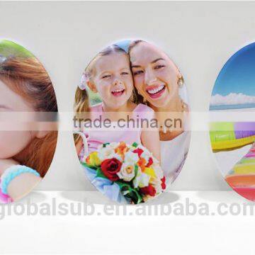 Personalized Christmas Ornaments Sublimation Ceramic Oval Ornament