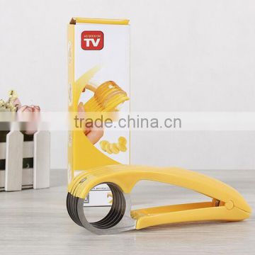 CY142 Banana Slicer Cutter Chopper Cucumber Cutter 2016 Fruit Salad Kitchen Tool