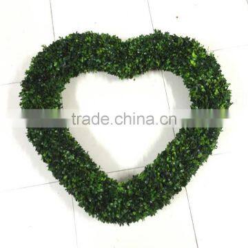 42'' Preserved Boxwood Love Wreath Topiary