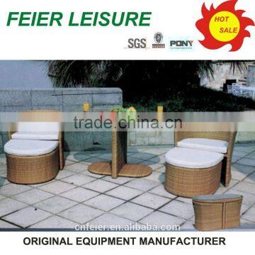 Good quality rattan outdoor furniture dining pool table