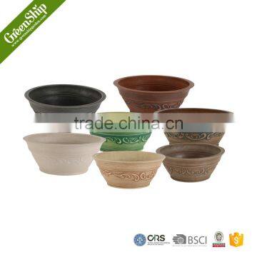 Round Coloful Hotel Decorative Large Tree Planter Pot