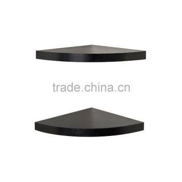 Hot Sale Large Radial Floating Shelf Set of 2 MDF Wood Home Wall Decoration Wall Mounted Corner Wall Shelf photo-6