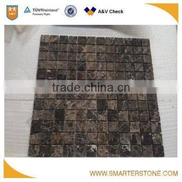 Dark Emperador Marble Mosaic Tiles