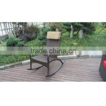 Outdoor Wicker Rocking Chair photo-2