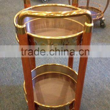 Luxury Stainless Steel Liquor and Food Serving Trolley C-38 photo-2