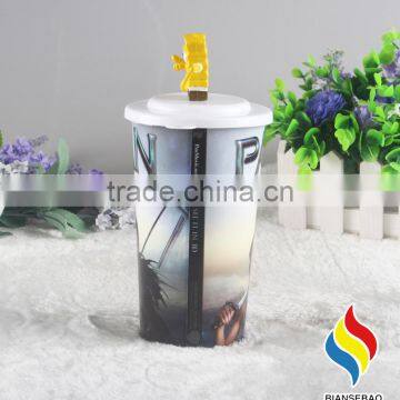 BPA Free pp Plastic Tumber With Figurine Topper photo-3