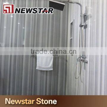 Decorative Bathroom Marble Shower Panel photo-3