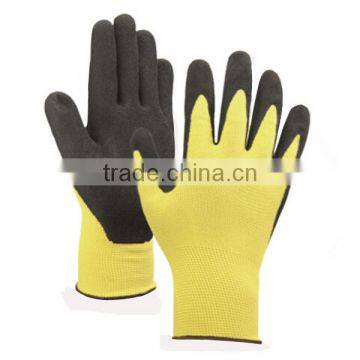13g double dipped nitrile palm coated sandy finished waterproof gloves