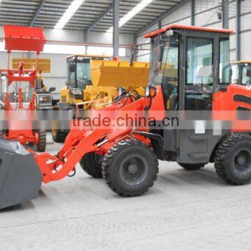 HUIZHONG 1.0t agricultural and building mini backhoe wheel loader ZL10A