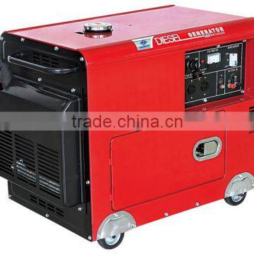 5KW Silent Diesel Generator Price, 186F Engine Diesel Generator With Wheel,diesel Generator With America Socket photo-2