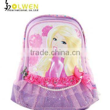 News Pink Polyester Bag School for Girls
