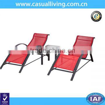 Outdoor Lounge Chair with Side Table