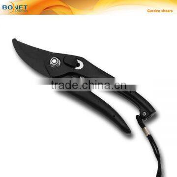 S98013 7-1/4" Black color handle scissors garden grass shear