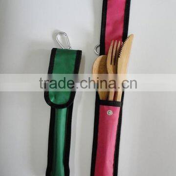 High quality 100% natural bamboo cutlery set