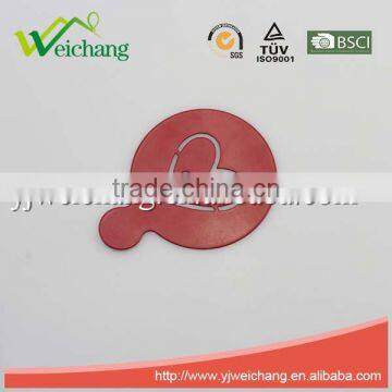WCTS407 Durable 18/0 Powder Coating Cappuccino Coffee Art Template Coffee Stencils Love Heart Shape Coffee Stencil, Food Grade photo-2