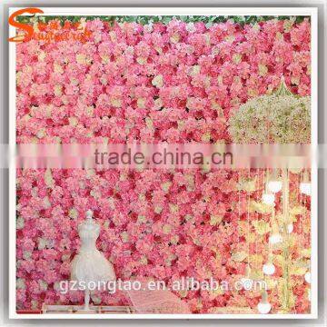 Factory sale artificial flowers wall customized artificial flower for wall decoration