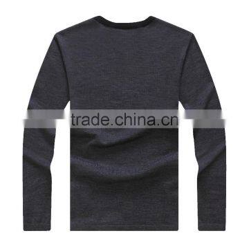 Men Color Combination Winter Crew Neck Knit Sweater , Pullver Cardigan photo-2